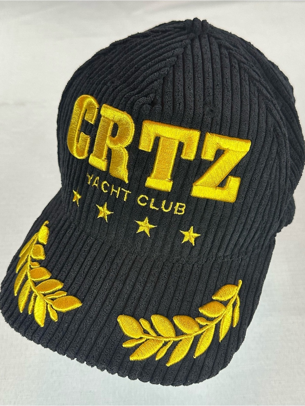 Corteiz CRTZ Soho Yacht Club Corduroy Snapback Hat